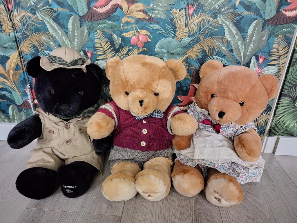 Beer Bob, Sabientje en Balthasar Bijenkorf, Verzamelen, Beren en Cherished Teddies, Ophalen of Verzenden, Zo goed als nieuw, Stoffen beer