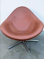 Label Hidde fauteuil, Huis en Inrichting, Ophalen of Verzenden, Zo goed als nieuw, 75 tot 100 cm, Leer