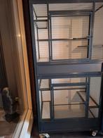 Trespa kooien voor knaagdieren, Dieren en Toebehoren, Vogels | Hokken en Kooien, Ophalen of Verzenden, Zo goed als nieuw, Aluminium