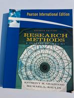 Research Methods: A Process of Inquiry - 7e editie, Ophalen of Verzenden, Anthony M. Graziano, Michael L. Raulin, Gamma, WO