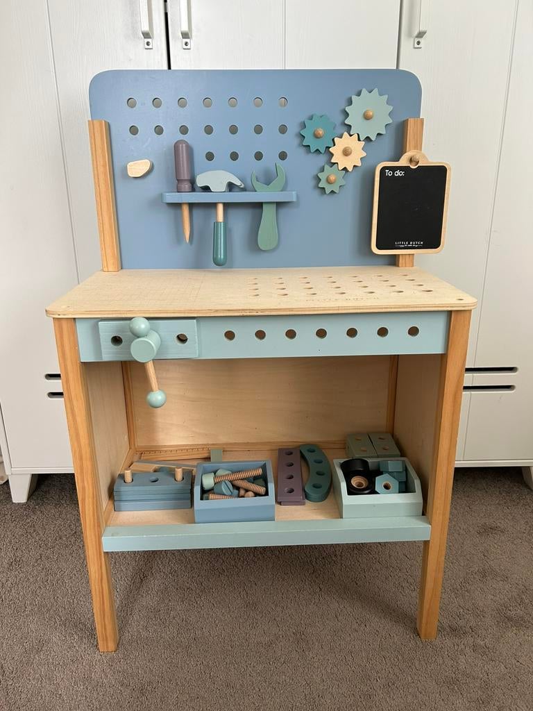 Werkbank van Little Dutch, Ophalen, Gebruikt