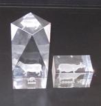 2 massief glazen koetjes beelden, Ophalen of Verzenden, Zo goed als nieuw, Dier