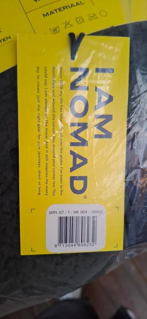 Nomad Sherpa Fleecevest - Donkergroen - NIEUW, Maat 48/50 (M), Nieuw, Ophalen of Verzenden, Nomad