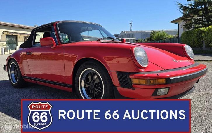 Porsche 911 SC | 1986 | Route 66 Auctions, Auto's, Oldtimers, Bedrijf, Te koop, Porsche, Benzine, Overige carrosserieën, Handgeschakeld