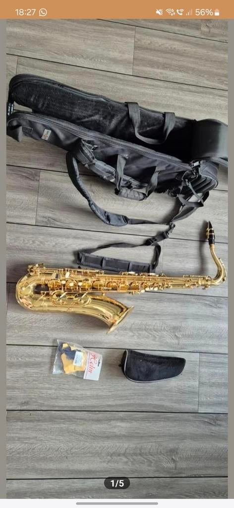 Chateau TS Tenor Saxofoon, Ophalen, Gebruikt, Tenor, Met koffer