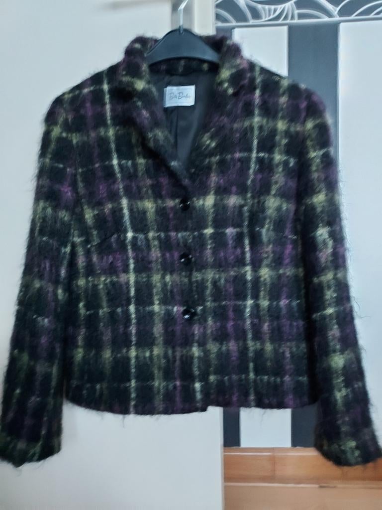 Betty Barclay geruit wollen jasje maat 44, Overige kleuren, Maat 42/44 (L), Betty Barclay, Ophalen of Verzenden