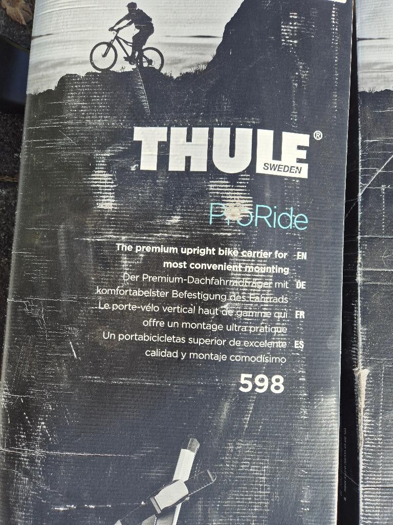 Thule Pro ride 598, Ophalen, 1 fiets, Zo goed als nieuw, Dakdrager
