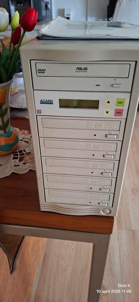 ACARD CopyBox DVD/CD Duplicator - 5-bay, Computers en Software, Optische drives, Gebruikt, Extern, MacOS, Windows, Cd, Dvd, Ophalen