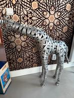Unieke metalen gevlochten giraf decoratie, Ophalen, Zo goed als nieuw