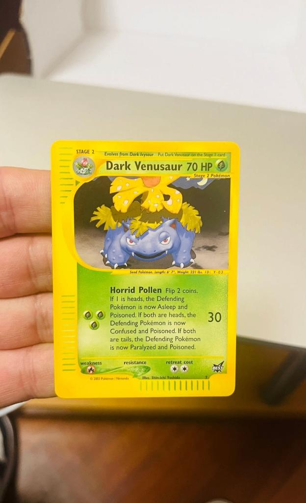 Dark Venusaur 7 Best of the Game Pokemon, Verzenden, Zo goed als nieuw, Losse kaart, Foil
