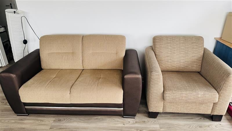 Sofa & Chair, Ophalen, Gebruikt, Minder dan 75 cm, Tweepersoons