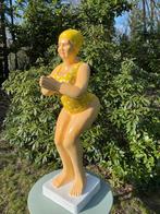 Duikende dame jacuzzi tuin, zwembad, vijver 115cm, Ophalen, Nieuw, Kunststof, Mensenbeeld