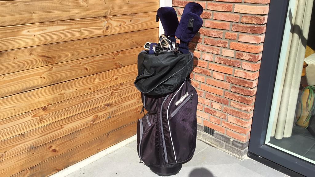 ZGAN 14vaks golftas ijzers,putter BEN SAYERS driversCALLAWAY, Ophalen of Verzenden, Zo goed als nieuw, Set, Callaway