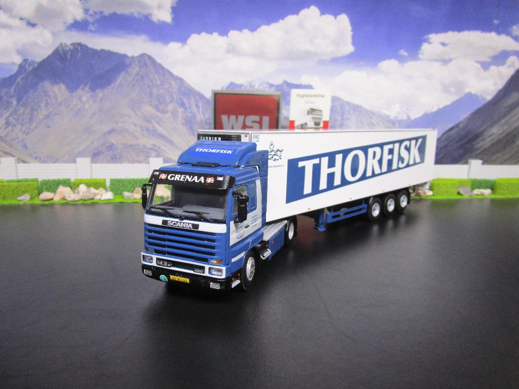 Wsi 01-4181 Thorfisk . Scania R143 Streamline, Ophalen, Nieuw, Bus of Vrachtwagen, Wsi
