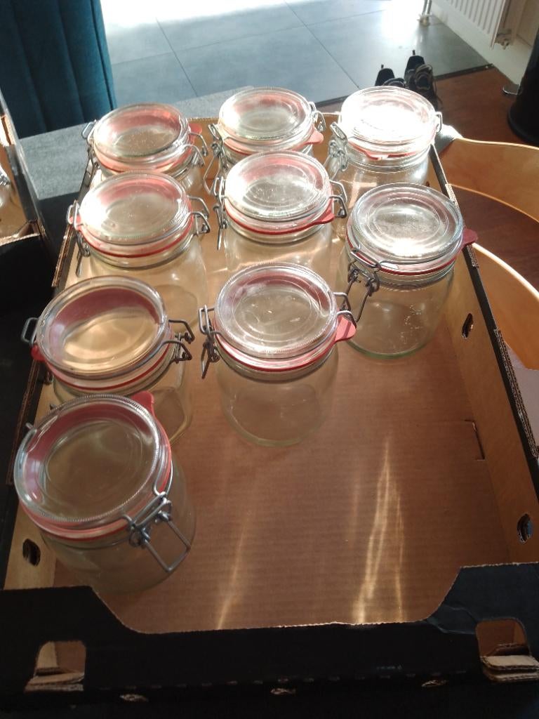 Weckpotten beugelpot, Huis en Inrichting, Keuken | Potten en Pannen, Ophalen, Zo goed als nieuw, Glas, Pot, Bus of Blik