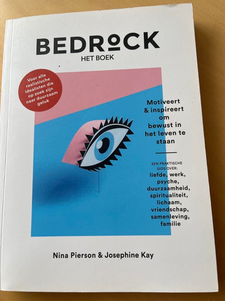 Bedrock Het Boek: Bewuster Leven - Inspirerend & Praktisch, Boeken, Psychologie, Zo goed als nieuw, Overige onderwerpen, Ophalen of Verzenden
