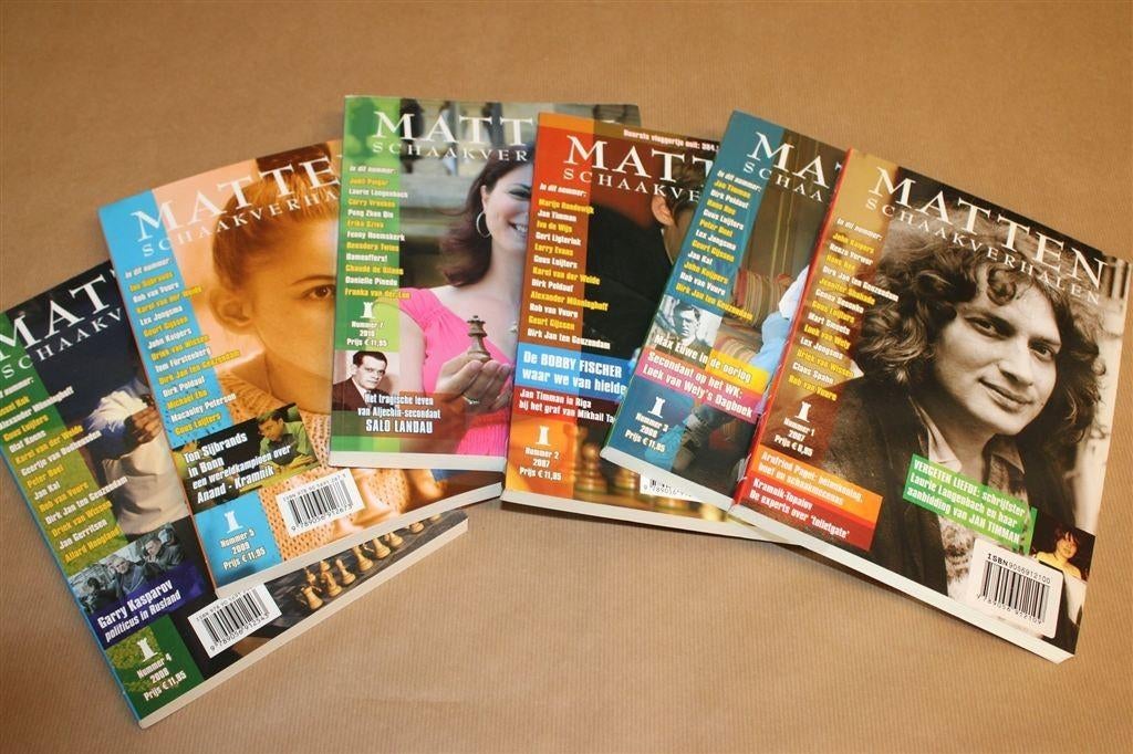 Matten Schaakverhalen Set 6 Delen — Literaire Schaakbundel, Ophalen of Verzenden, Gelezen, Watersport en Hengelsport