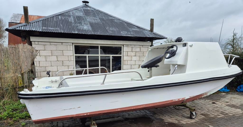 Dory 17 dell quay consoleboot, heel veel ruimte, Watersport en Boten, Ophalen, Gebruikt, Minder dan 10 pk, Tot 6 meter