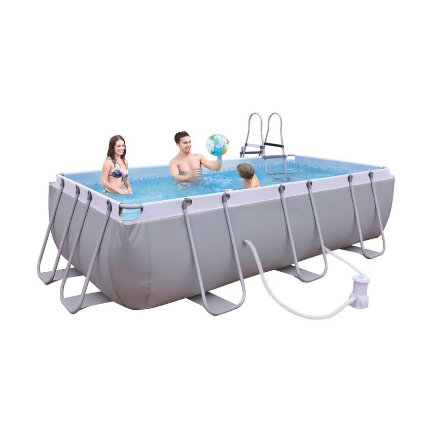 Zwembad 4x2x1 meter met pomp en trap, Tuin en Terras, Zwembaden, Ophalen, 200 tot 300 cm, 80 tot 120 cm, Zo goed als nieuw