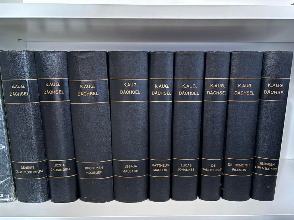 Bijbelverklaring Dächsel - Complete set (9 delen), Ophalen of Verzenden, Gelezen, Christendom | Protestants