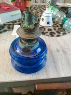 Olielamp, Antiek en Kunst, Ophalen, Glas