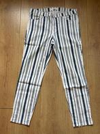 Brax broek streep, Maat 38/40 (M), Blauw, Zo goed als nieuw, Driekwart