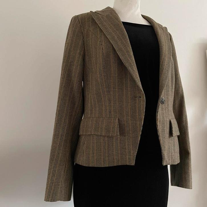 Pauw Amsterdam Tweed Colbert - Maat 3 - Nieuwstaat, Kleding | Dames, Jasjes, Kostuums en Pakken, Zo goed als nieuw, Jasje, Maat 38/40 (M)