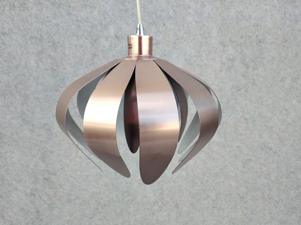 Deense hanglamp, Huis en Inrichting, Lampen | Hanglampen, Ophalen of Verzenden, X, Metaal, Minder dan 50 cm