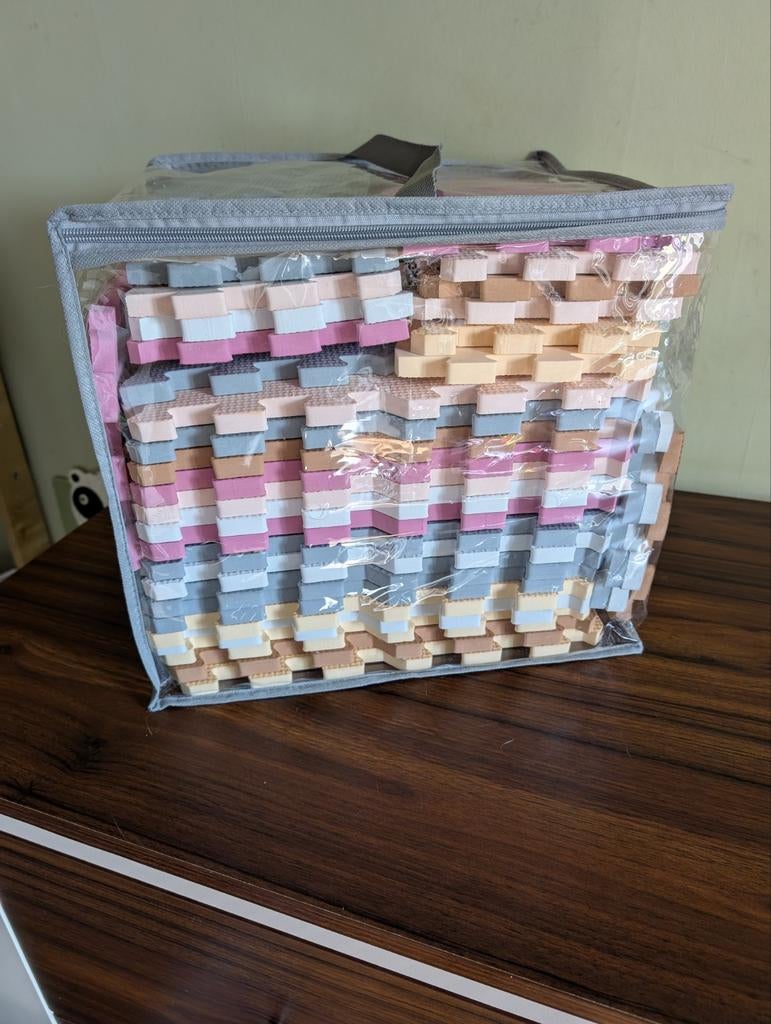 ZiaYunior Baby Foam Speelmat 150x150cm, 1,4cm dik, Ophalen, Gebruikt, Speelkleed