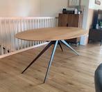 Goossens eettafel ovaal 220x120, Huis en Inrichting, Tafels | Eettafels, Ophalen, 100 tot 150 cm, Eikenhout, 200 cm of meer
