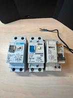 3x Aardlekautomaat 16A 30mA Hager Schrack Merlin Gerin (1.1), Ophalen of Verzenden, Gebruikt