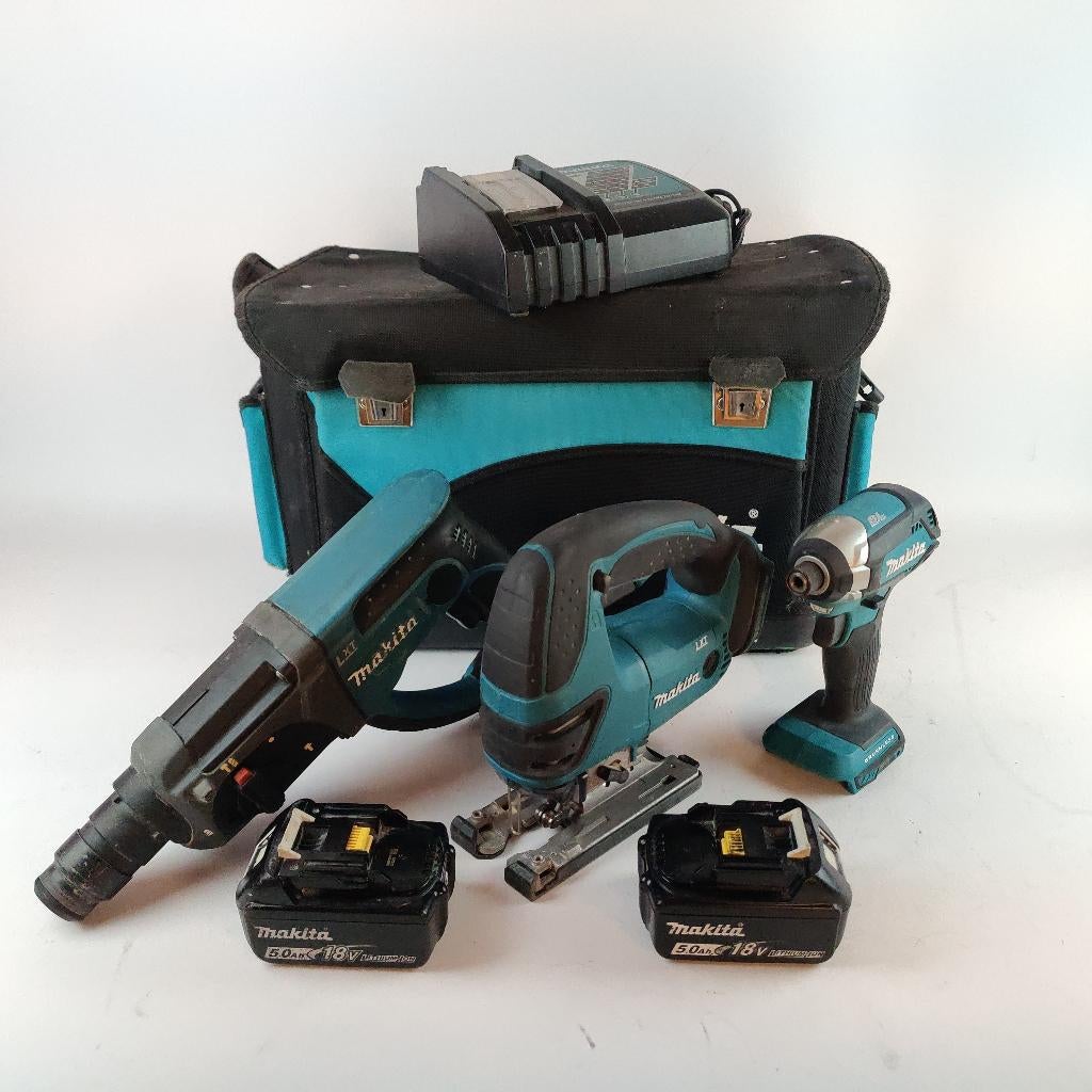 Makita DHR202 + Makita DTD153 + Makita DJV180 Set, Gebruikt, Ophalen of Verzenden, X, X