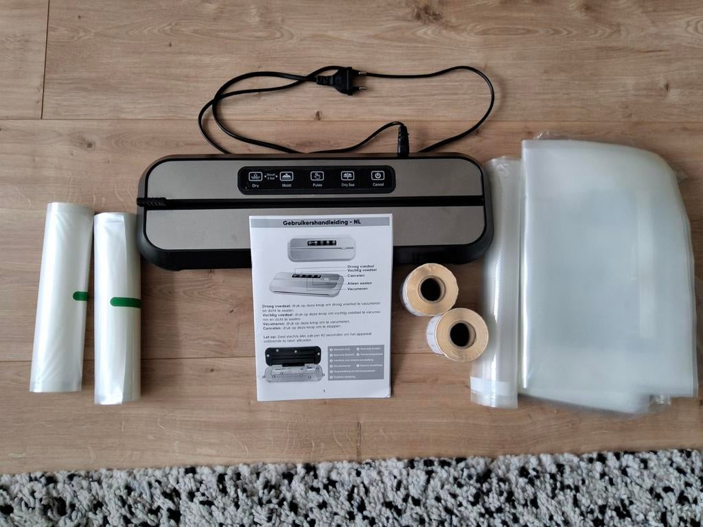 Vacumeer apparaat voor voedsel, Ophalen