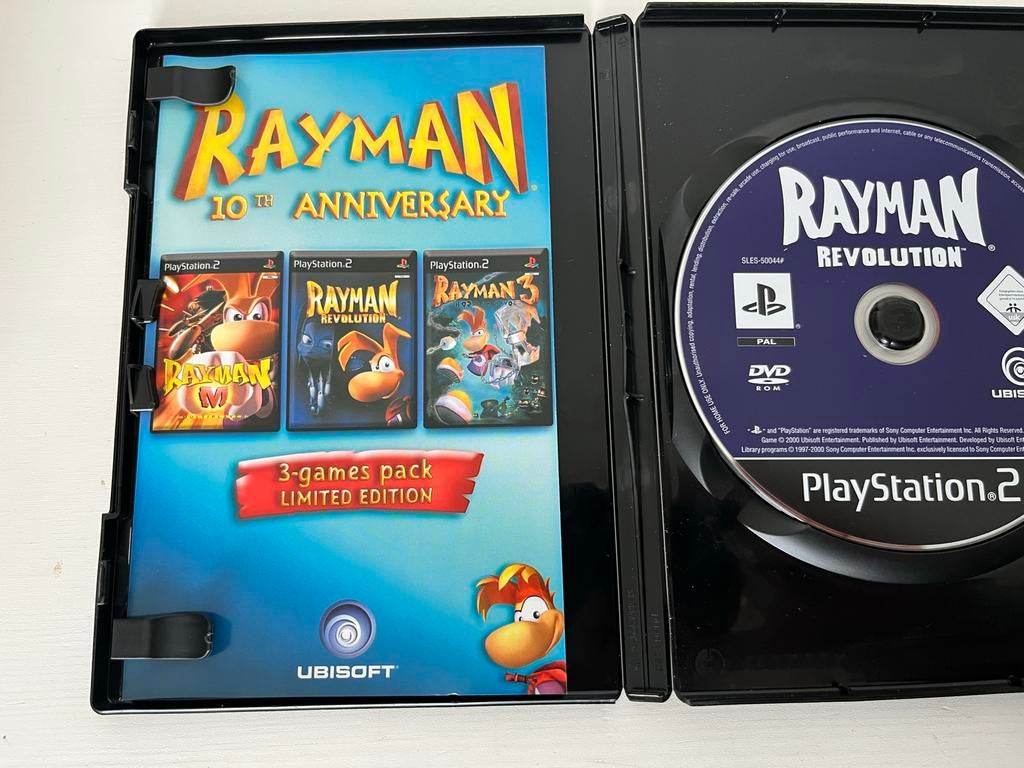 Rayman 10th Anniversary PS2, Spelcomputers en Games, Games | Sony PlayStation 2, Gebruikt, T, 2 spelers, T