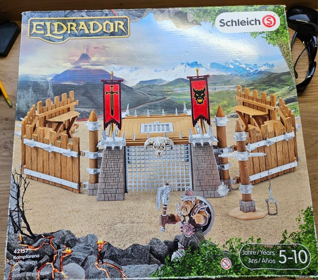 Schleich Eldrador Arena, Ophalen of Verzenden, Zo goed als nieuw