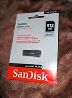 Sandisk usbstick ultra luxe usb 3.1 flashdrive 512gb nieuw, Ophalen of Verzenden, Nieuw, Sandisk, 512 GB