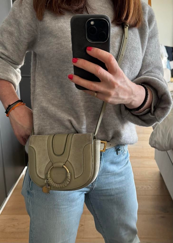 SeeBy Chloe Hana mini tasje, Sieraden, Tassen en Uiterlijk, Tassen | Damestassen, Ophalen of Verzenden, Gebruikt, Groen, Schoudertasje