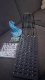 Bingo set: grote en kleine molen met ballen, Vijf spelers of meer, Ophalen of Verzenden, Zo goed als nieuw