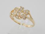 Grote 14 karaat Gouden Ring Damesring M18.5, Verzenden, Nieuw, Dame, Info@juwelenwereld.nl