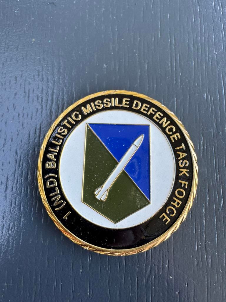 KL/KLu coin DGLC Oper. Active Fence Turkey, Ophalen of Verzenden, Luchtmacht, Nederland, Embleem of Badge