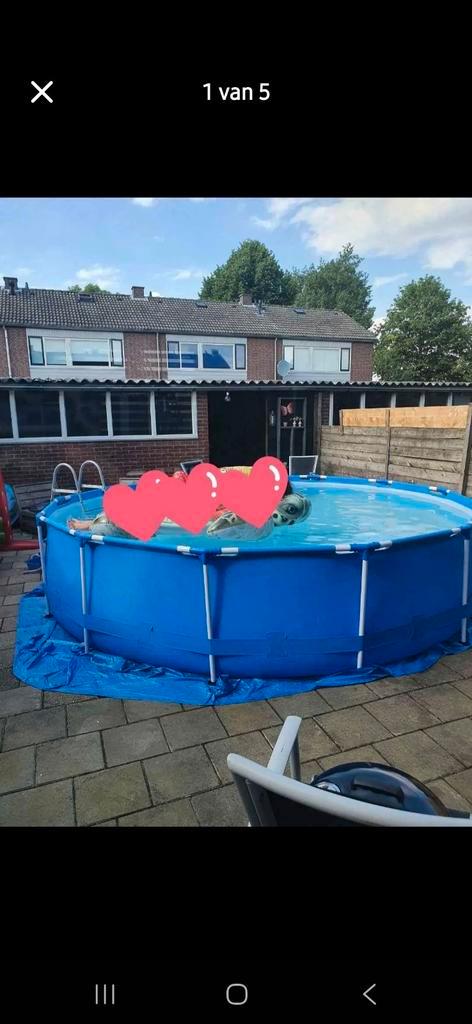 Bestway Zwembad 3.98m compleet met toebehoren, Tuin en Terras, Zwembaden, Ophalen of Verzenden