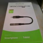 Rixus Lightning naar Hoofdtelefoon Jack Kabel, Ophalen of Verzenden, Nieuw, Snoer of kabel, Apple iPhone