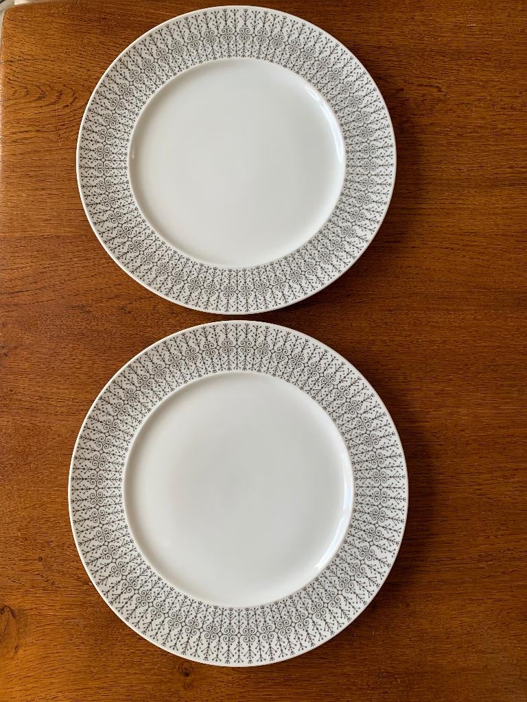 2 Dinerborden "Rosenthal" 'Secunda Grau' Tapio Nieuw, Nieuw, Ophalen of Verzenden, Bord(en), Overige stijlen