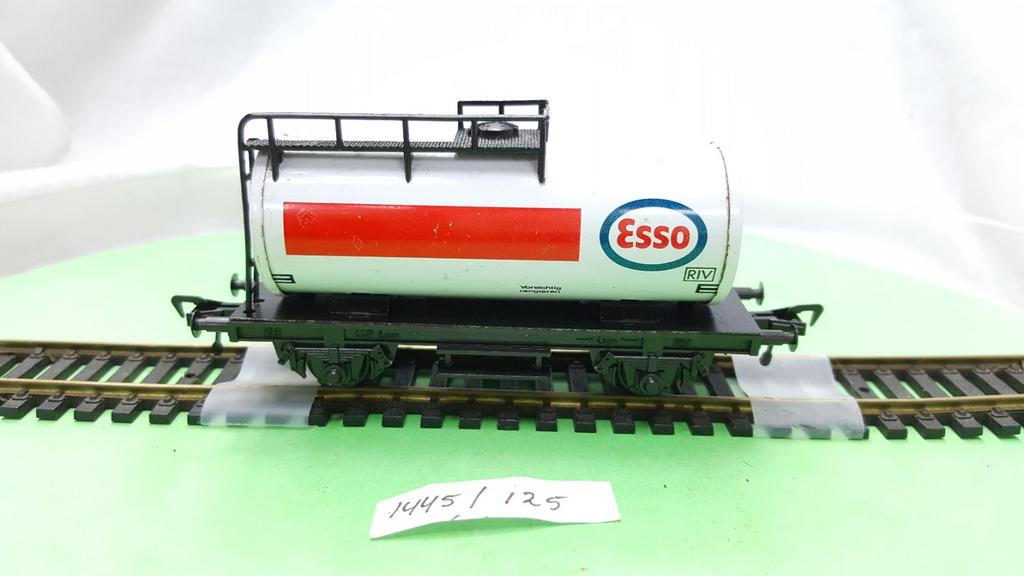 Fleischmann HO 5030 DB Esso ketelwagen als nieuw, Gelijkstroom, Fleischmann, Wagon, Ophalen of Verzenden