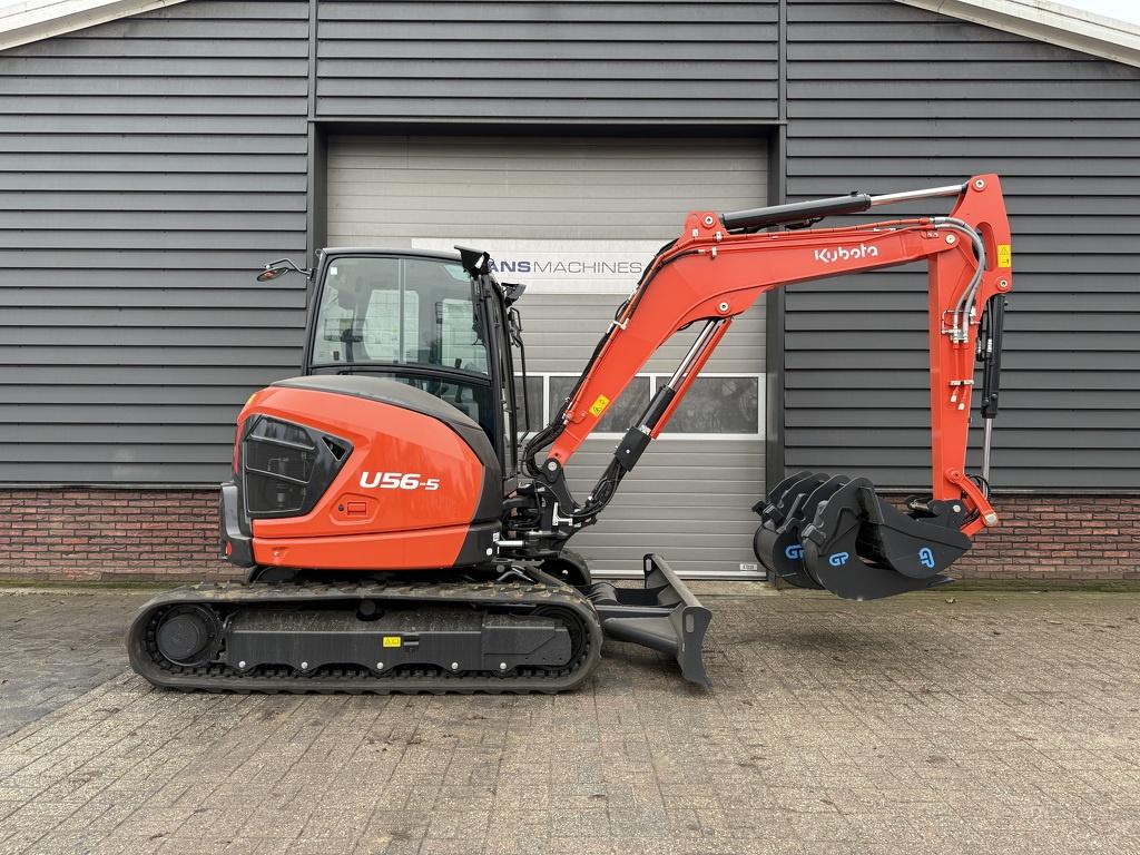 Kubota U56-5 minigraver NIEUW incl CW10 + 3 bakken, Kubota Hol, Kbt_g.eu_market_surveillance@kubota.com, Hoofdweg Oostzijde 1264
2153 LR  Nieuw-Vennep, NL