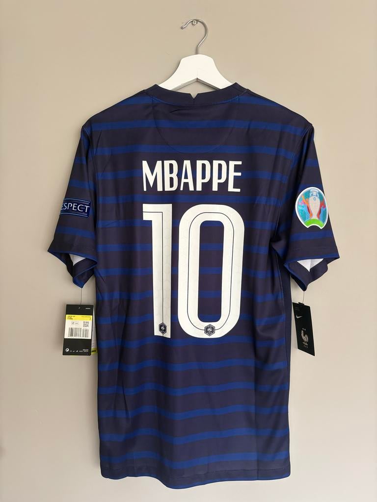 Voetbalshirt Frankrijk EK 2020 Mbappe Maat S, Kleding | Heren, Ophalen of Verzenden, Nieuw, Maat 46 (S) of kleiner, Blauw