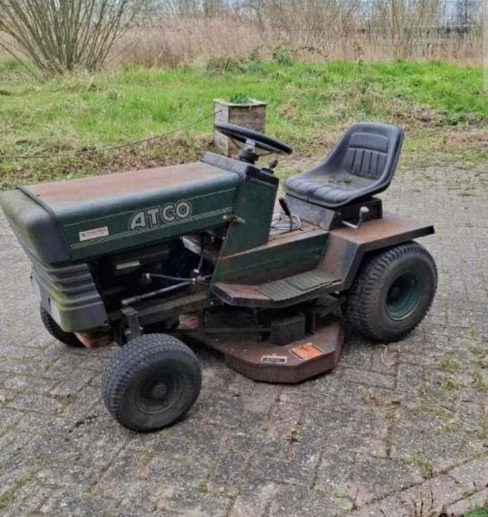 ATCO zitmaaier, Tuin en Terras, Grasmaaiers, Ophalen of Verzenden, Gebruikt, 50 cm of meer, Benzine-grasmaaier