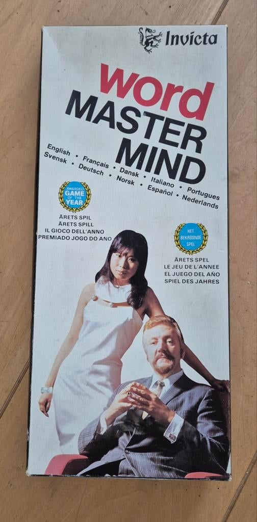 Vintage Mastermind Word Invicta - Klassiek Spel, Ophalen of Verzenden, Minder dan 500 stukjes, Gebruikt, Overige typen