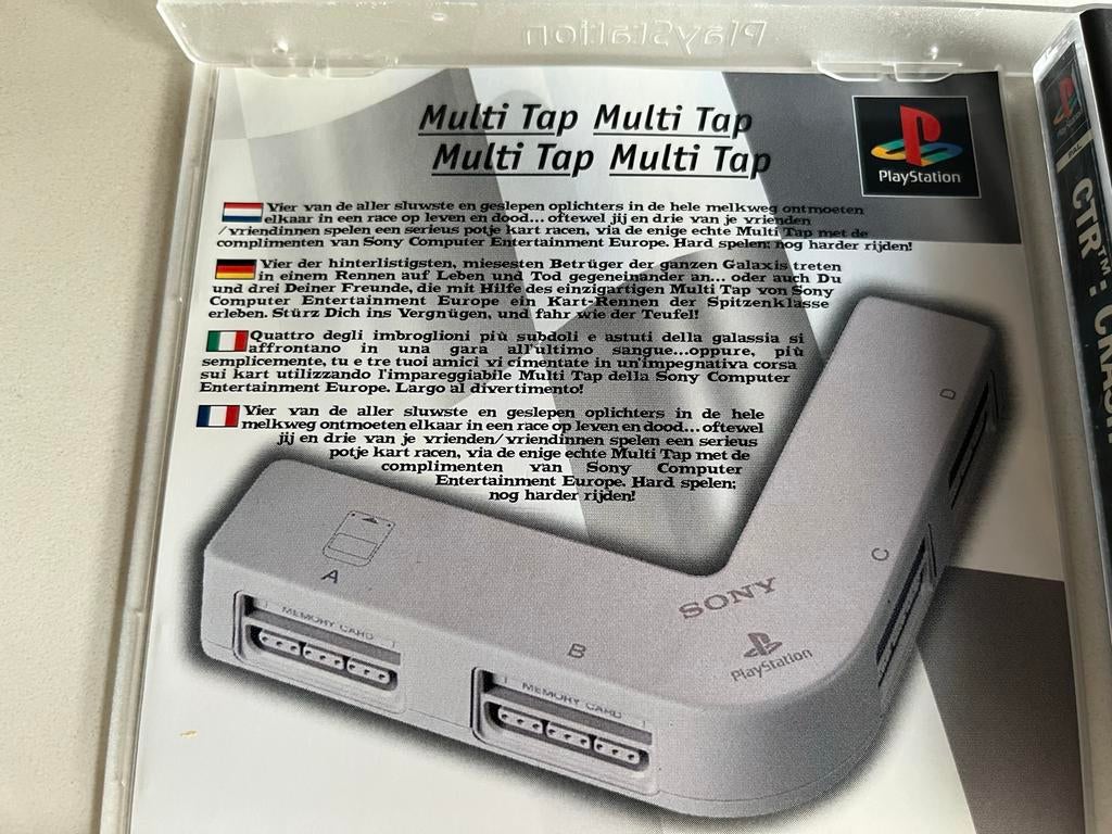 Crash Team Racing (CTR) PlayStation 1 nieuwstaat, Gebruikt, T, Racen en Vliegen, 2 spelers