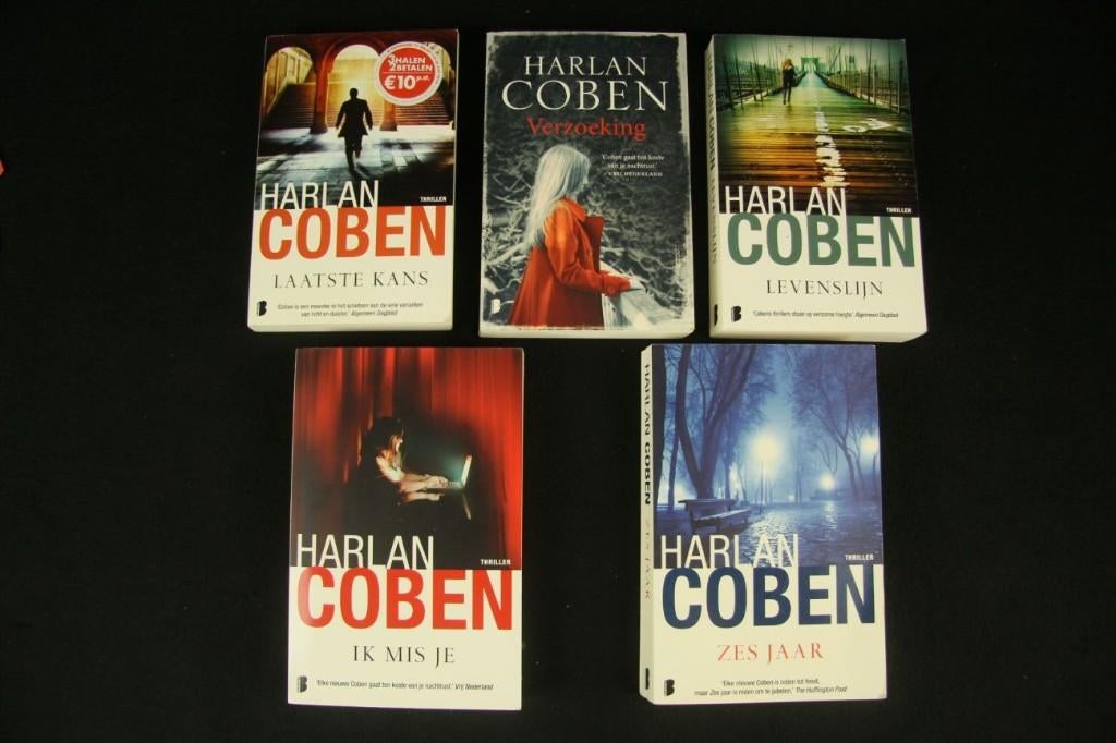 5x Harlan Coben thrillers set (paperbacks), Ophalen of Verzenden, Gelezen